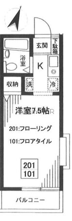 サニーハウスの物件間取画像